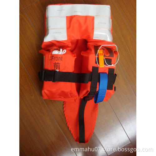 Infant foam life jackets with light SOLAS approved